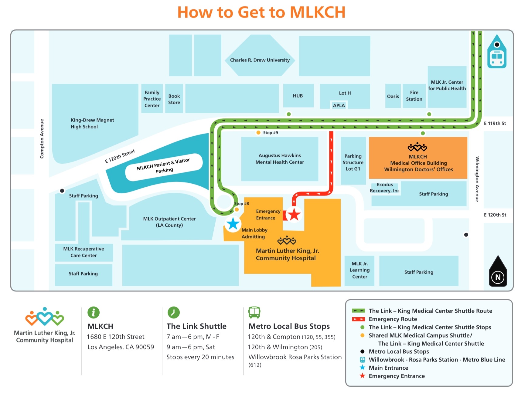 University Hospitals Main Campus Map